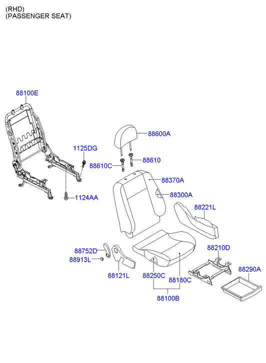 HOLDER ASSY - CHILD SEAT