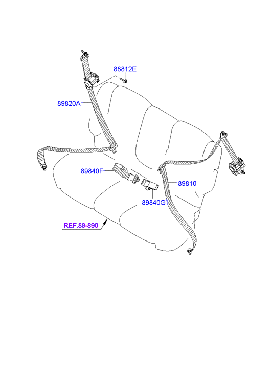 HOLDER ASSY - CHILD SEAT