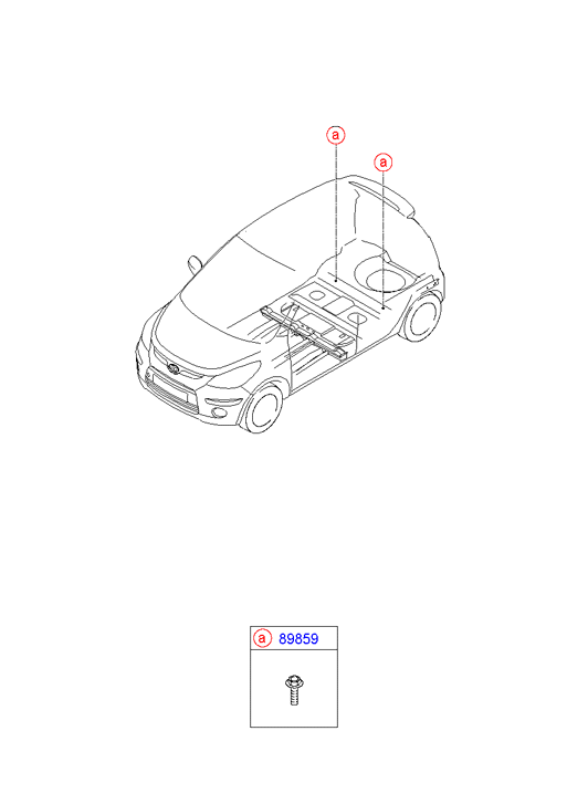 HOLDER ASSY - CHILD SEAT