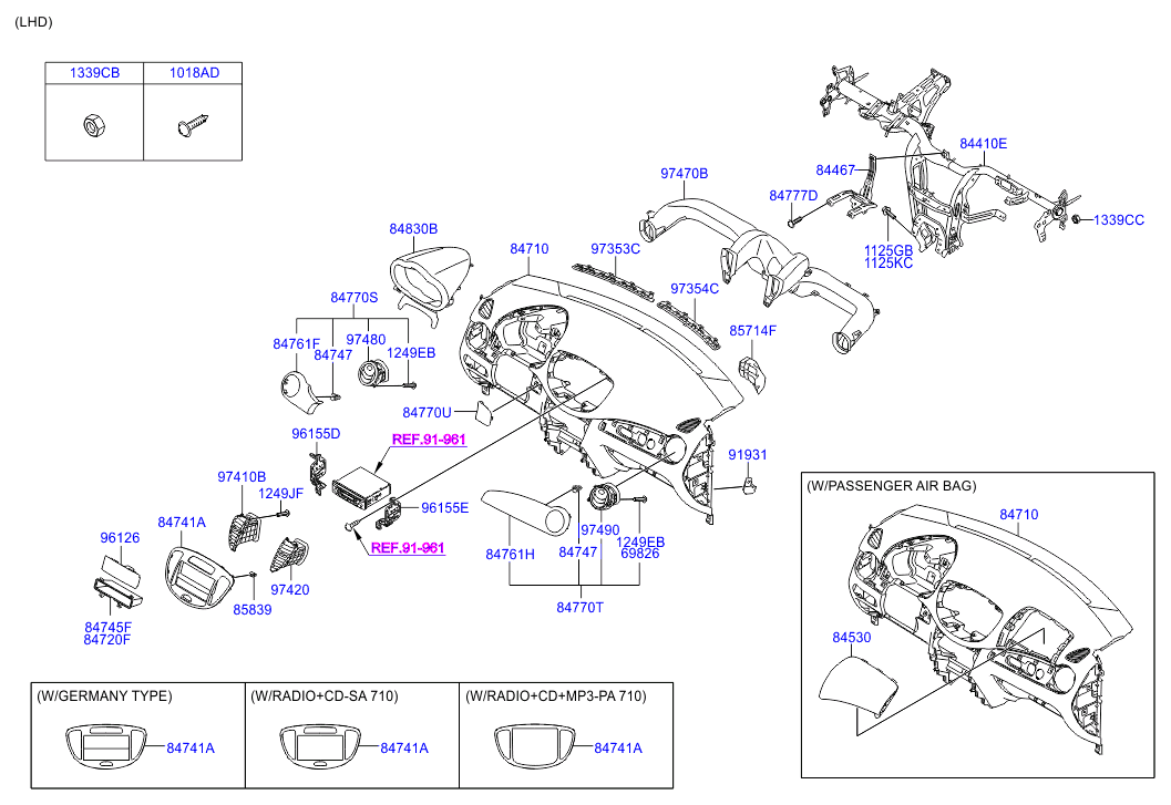 HOLDER ASSY - CHILD SEAT