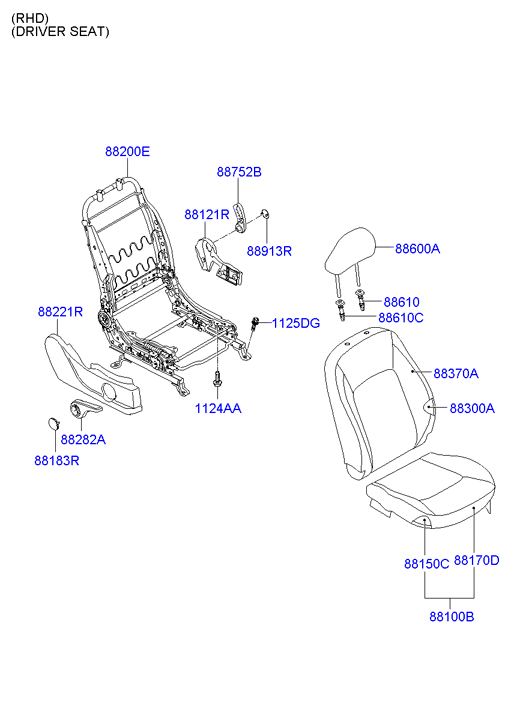 HOLDER ASSY - CHILD SEAT