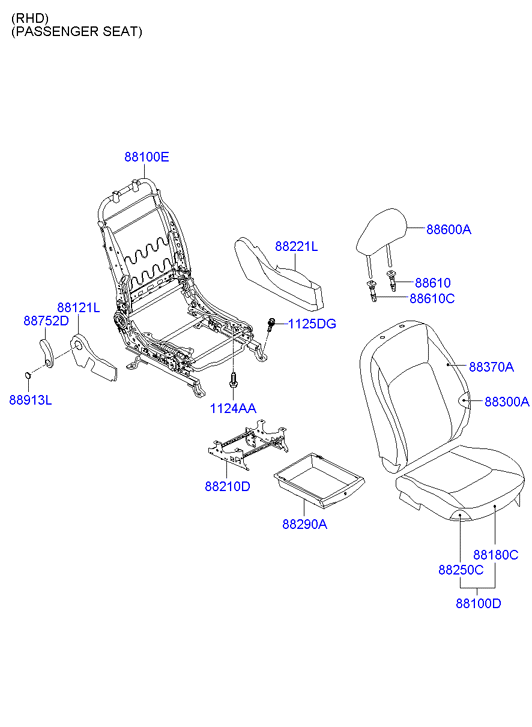 HOLDER ASSY - CHILD SEAT