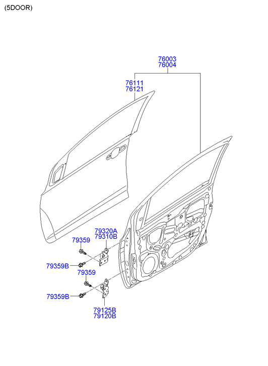 PANEL - REAR DOOR