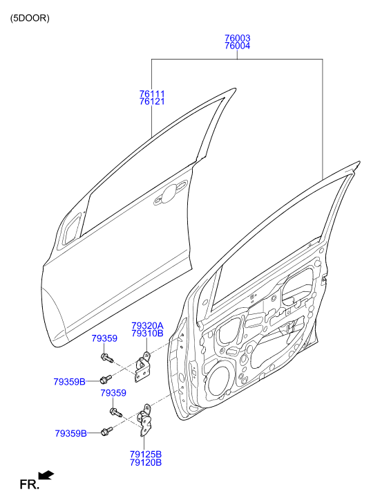 PANEL - REAR DOOR