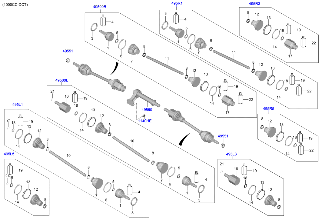 DRIVE SHAFT (FRONT)