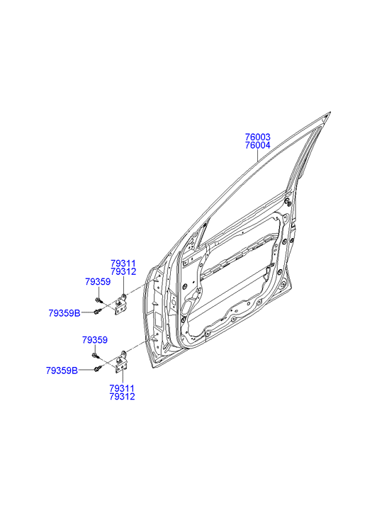 PANEL - REAR DOOR