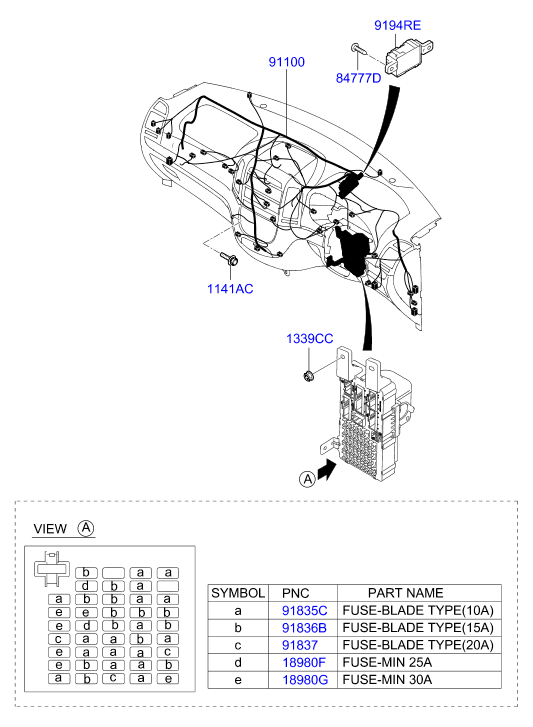 AIR CONDITIONER SYSTEM - REAR