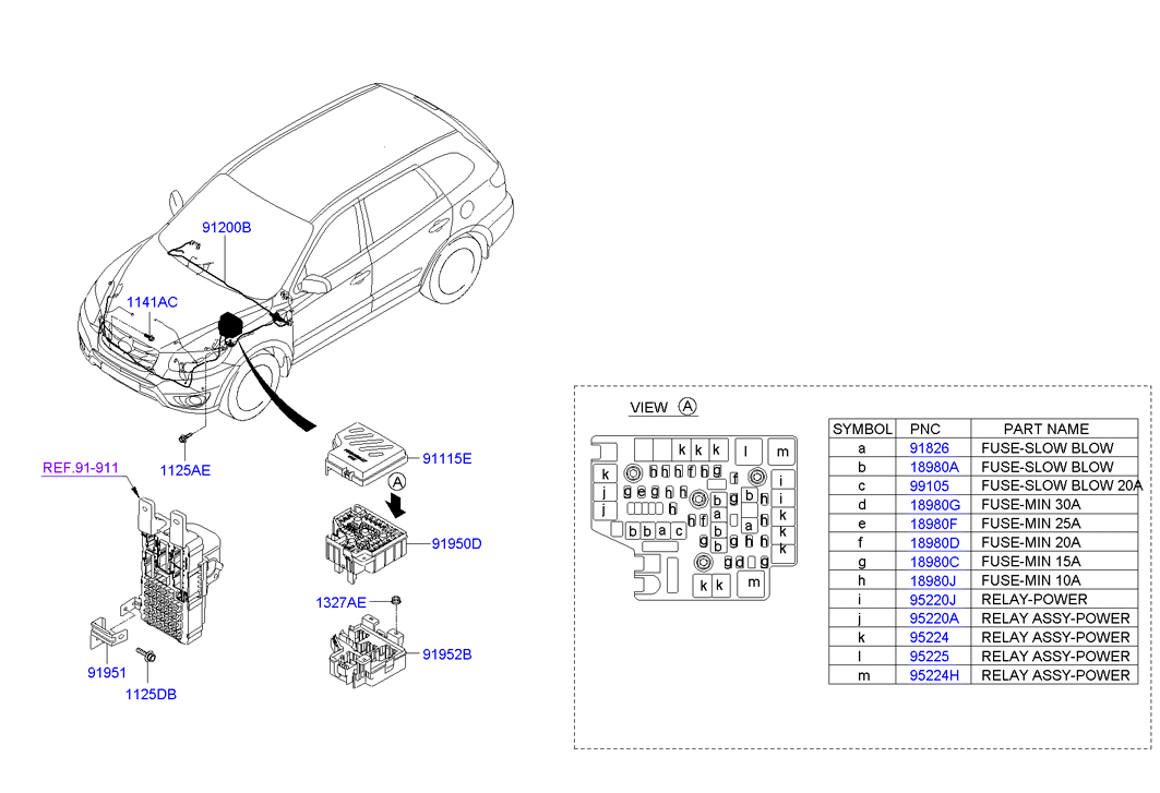 AIR CONDITIONER SYSTEM - REAR