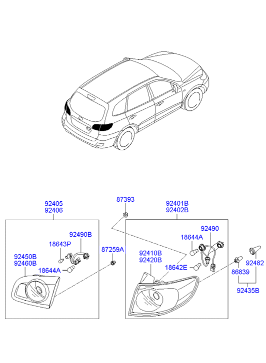 AIR CONDITIONER SYSTEM - REAR