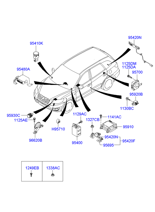 AIR CONDITIONER SYSTEM - REAR