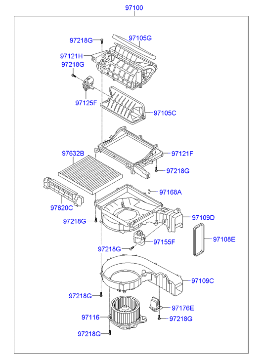 AIR CONDITIONER SYSTEM - REAR