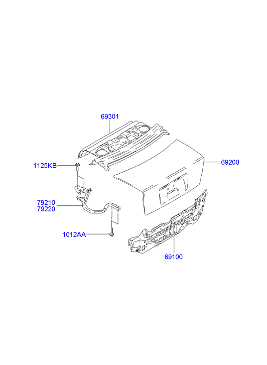 PANEL - REAR DOOR