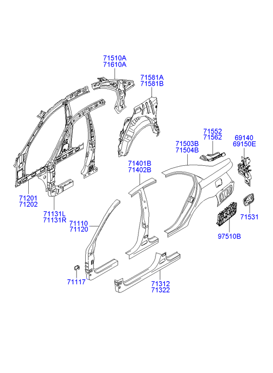 PANEL - REAR DOOR