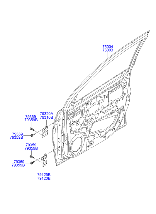 PANEL - REAR DOOR