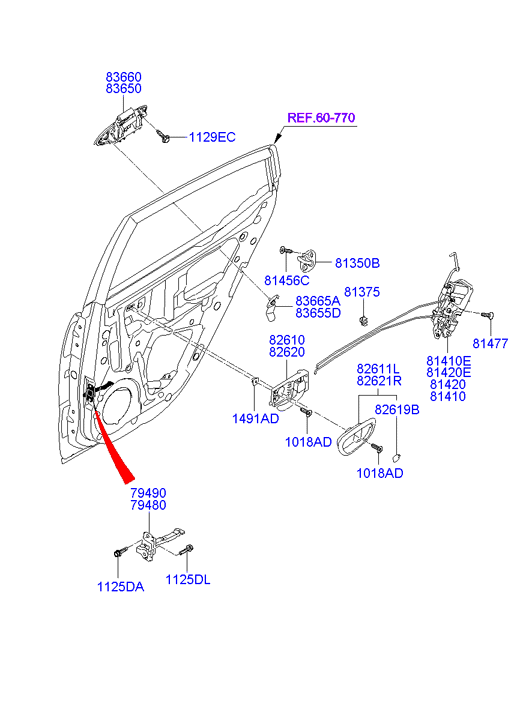 HOLDER ASSY - CHILD SEAT