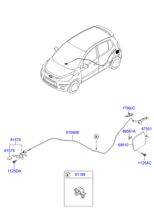 HOLDER ASSY - CHILD SEAT