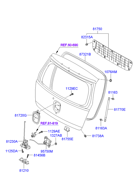 HOLDER ASSY - CHILD SEAT