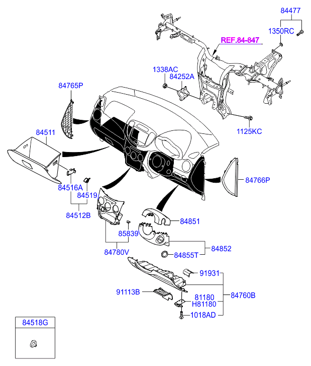 HOLDER ASSY - CHILD SEAT