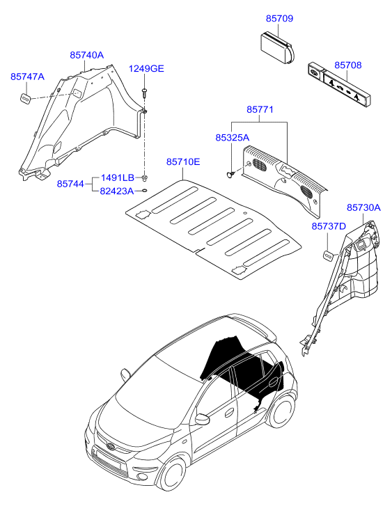 HOLDER ASSY - CHILD SEAT