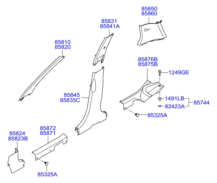 HOLDER ASSY - CHILD SEAT