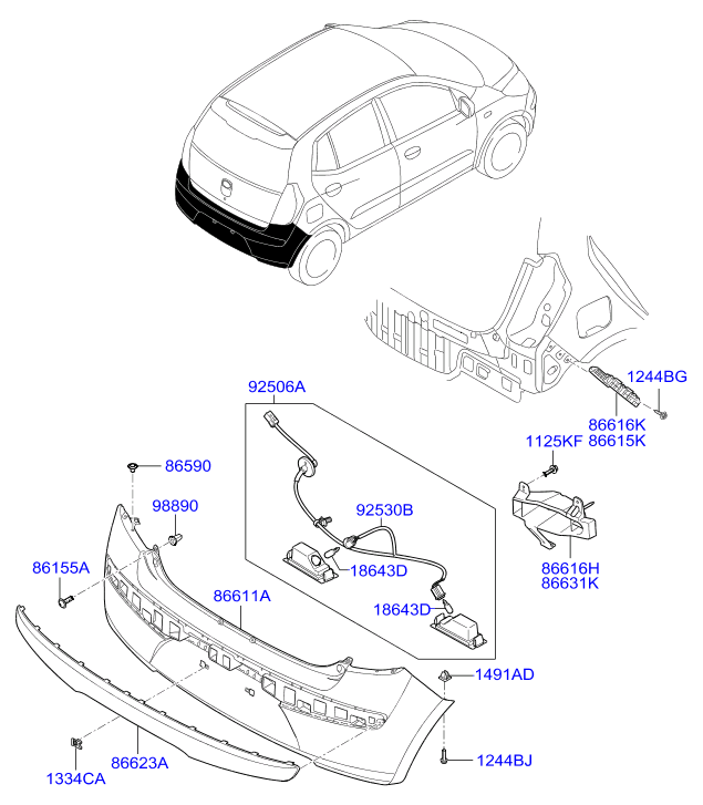 HOLDER ASSY - CHILD SEAT