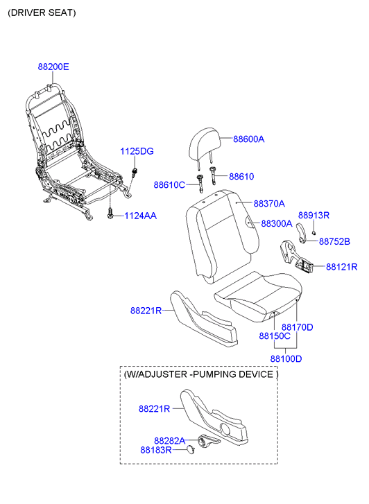 HOLDER ASSY - CHILD SEAT