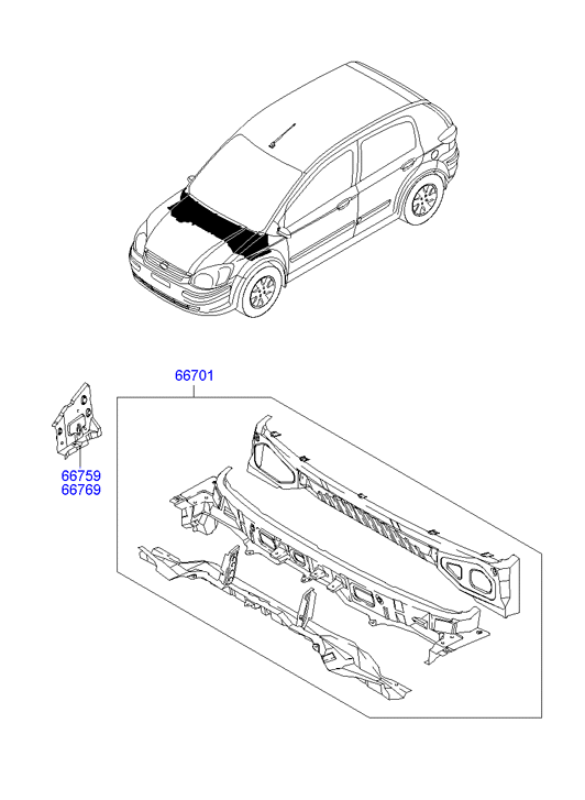 PANEL - REAR DOOR