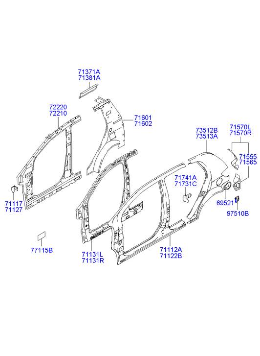 PANEL - REAR DOOR