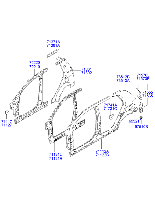 PANEL - REAR DOOR