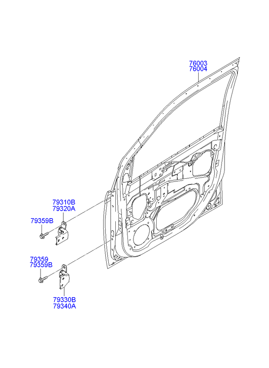 PANEL - REAR DOOR