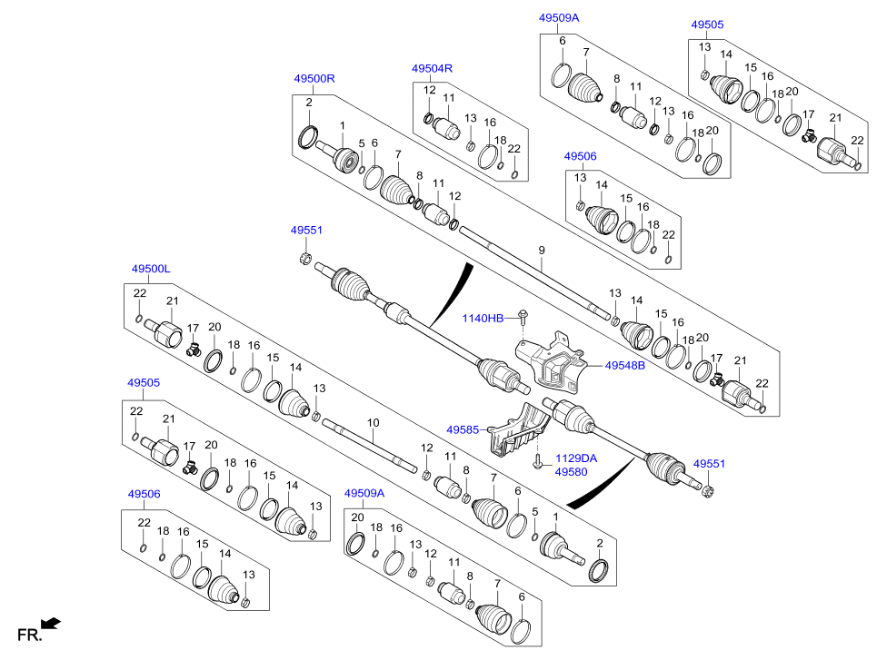 DRIVE SHAFT (FRONT)