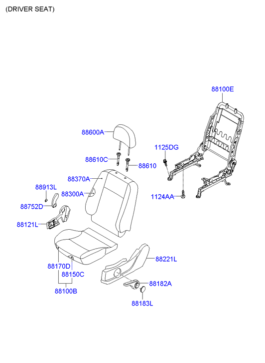 HOLDER ASSY - CHILD SEAT