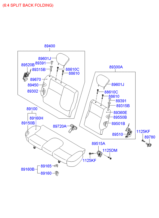 HOLDER ASSY - CHILD SEAT