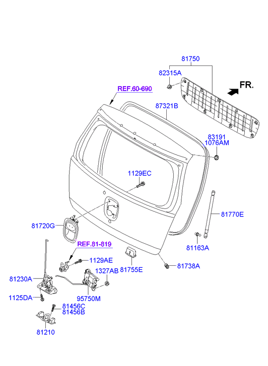 HOLDER ASSY - CHILD SEAT