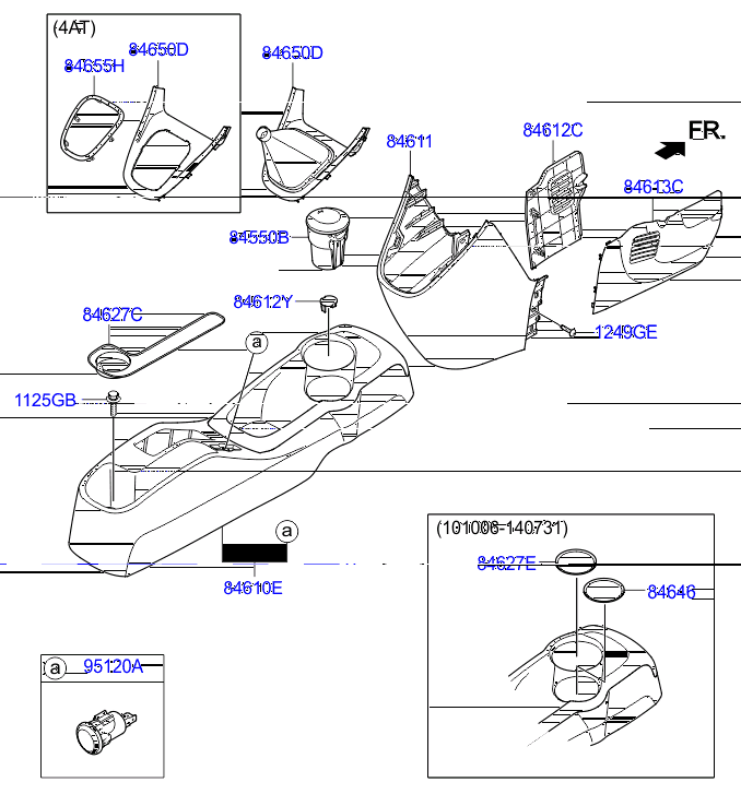 HOLDER ASSY - CHILD SEAT