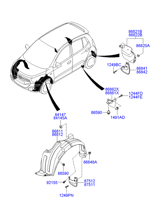 HOLDER ASSY - CHILD SEAT