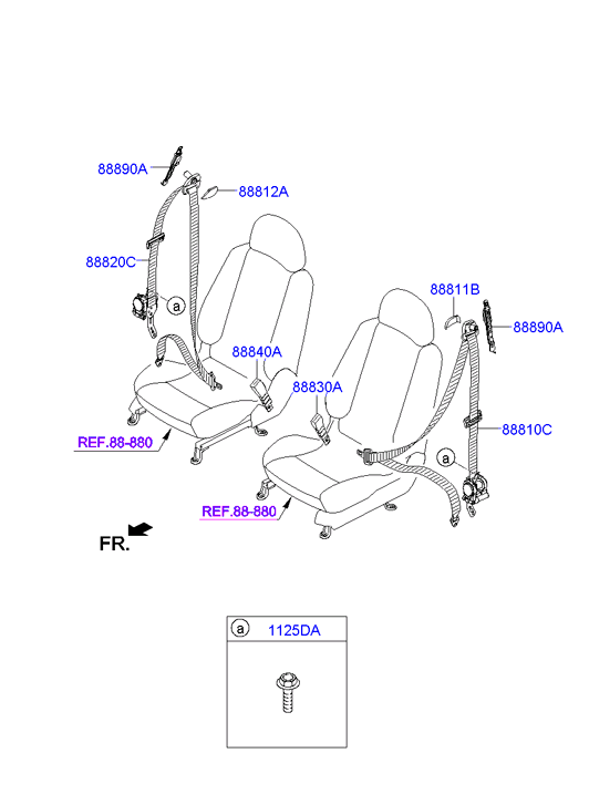 HOLDER ASSY - CHILD SEAT