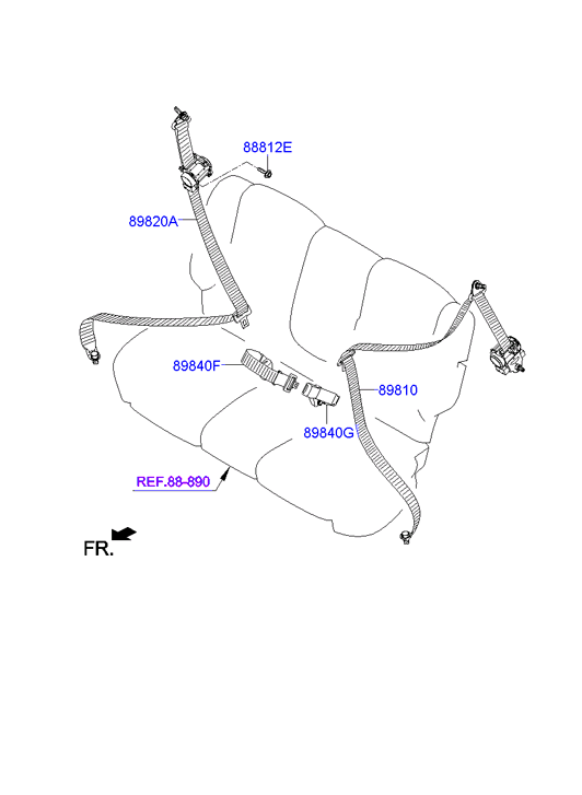 HOLDER ASSY - CHILD SEAT