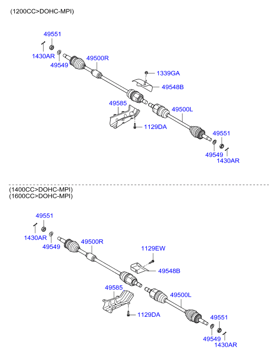 DRIVE SHAFT - FRONT