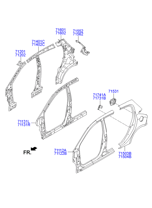 PANEL - REAR DOOR