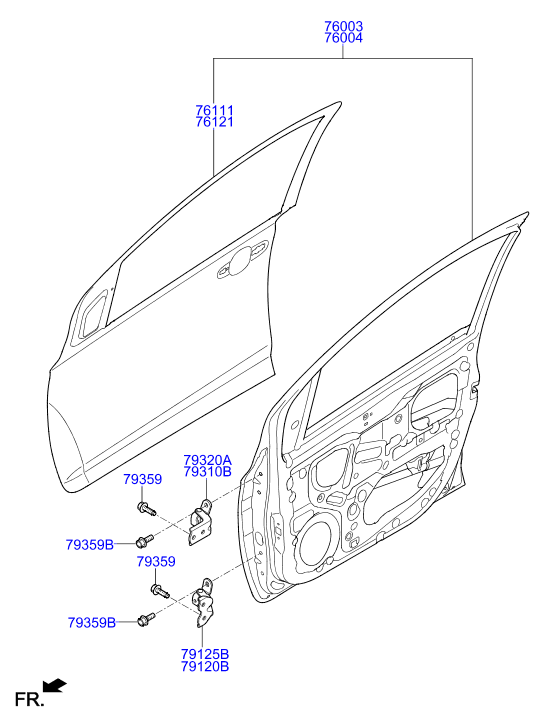 PANEL - REAR DOOR