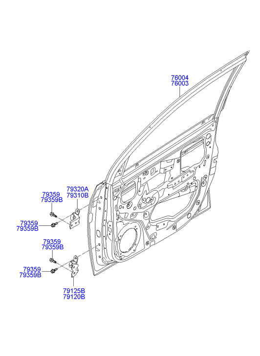 PANEL - REAR DOOR