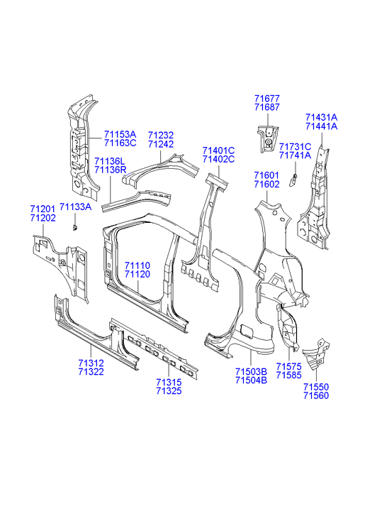 PANEL - REAR DOOR