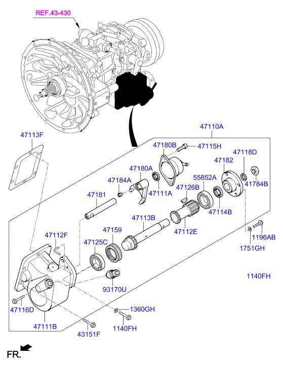 PTO DRIVE SHAFT (DUMP)