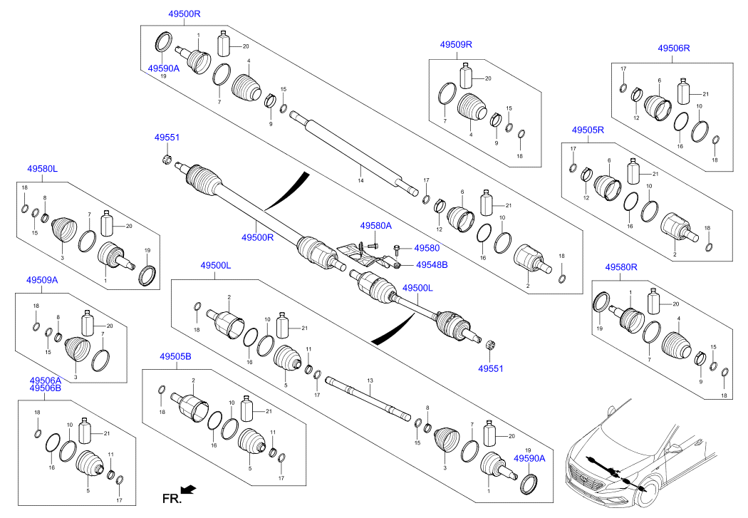 DRIVE SHAFT (FRONT)