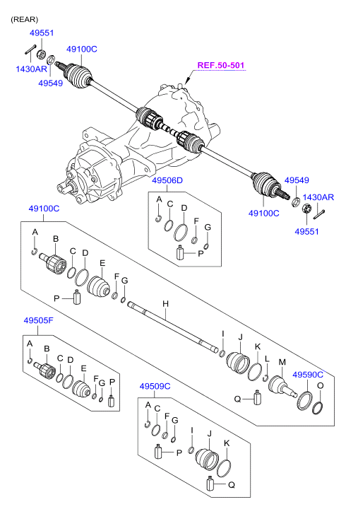 DRIVE SHAFT - FRONT