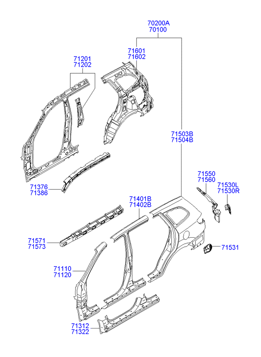 PANEL - REAR DOOR