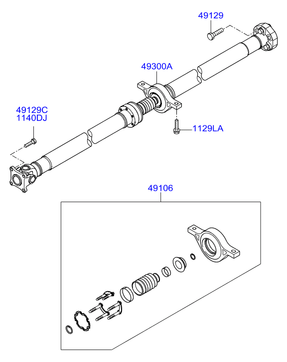 DRIVE SHAFT - FRONT