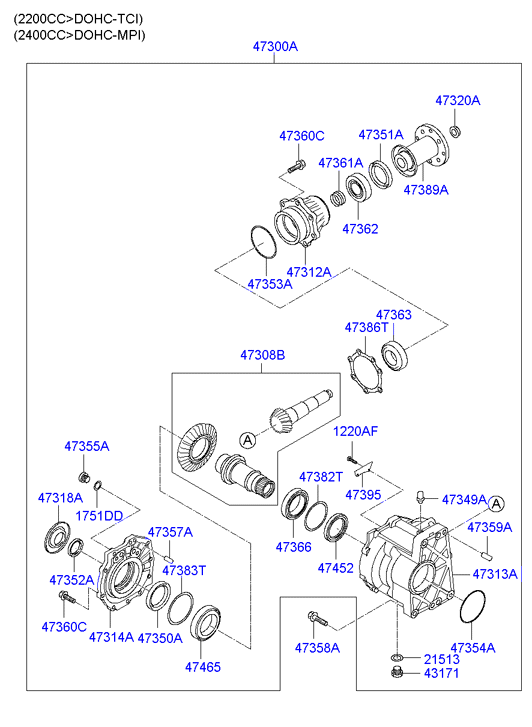 DRIVE SHAFT (REAR)