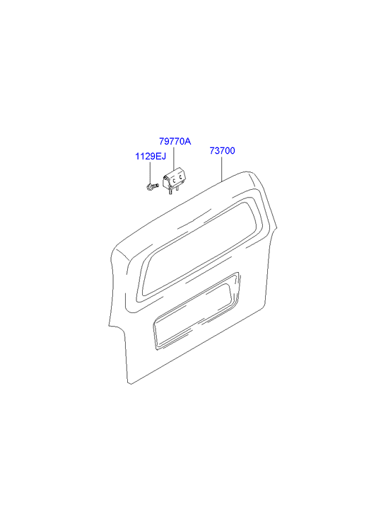 PANEL - REAR DOOR